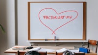 a whiteboard with a heart written on it